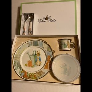 Golden Rabbit - Peter Rabbit 3-piece Child Set with Flatware